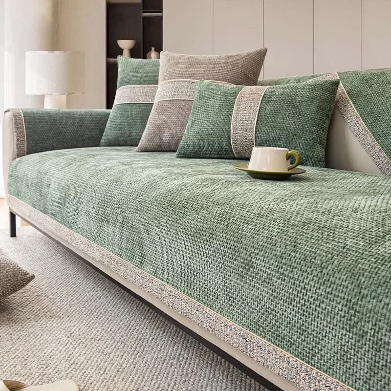 Housse de canapé LEINENLUX – Antidérapante et élégante pour chaque salon