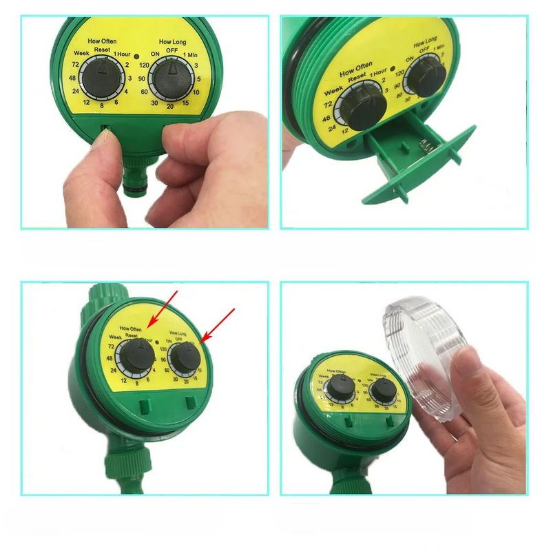 Automatic Drip Irrigation System with Timer for Garden Plants