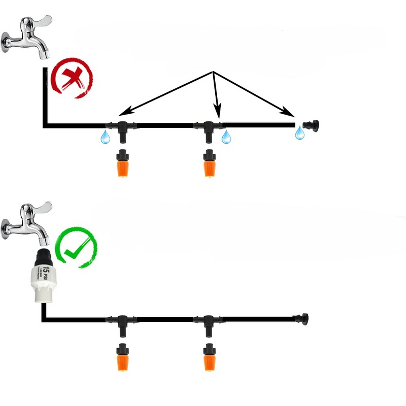 Automatic Drip Irrigation System with Timer for Garden Plants