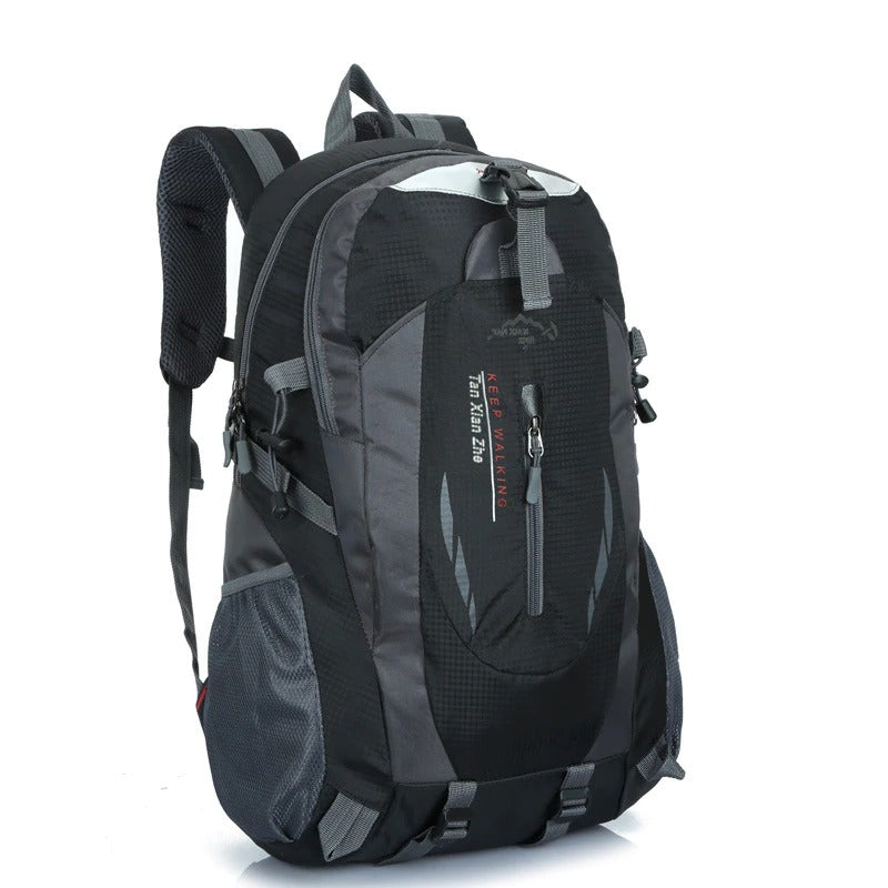Waterproof Unisex Travel Backpack with Large Capacity and Functional Layout