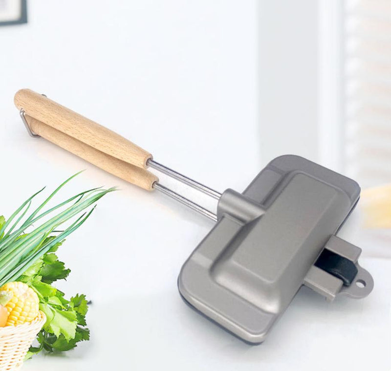 Double-Sided Non-Stick Stovetop Sandwich and Breakfast Maker