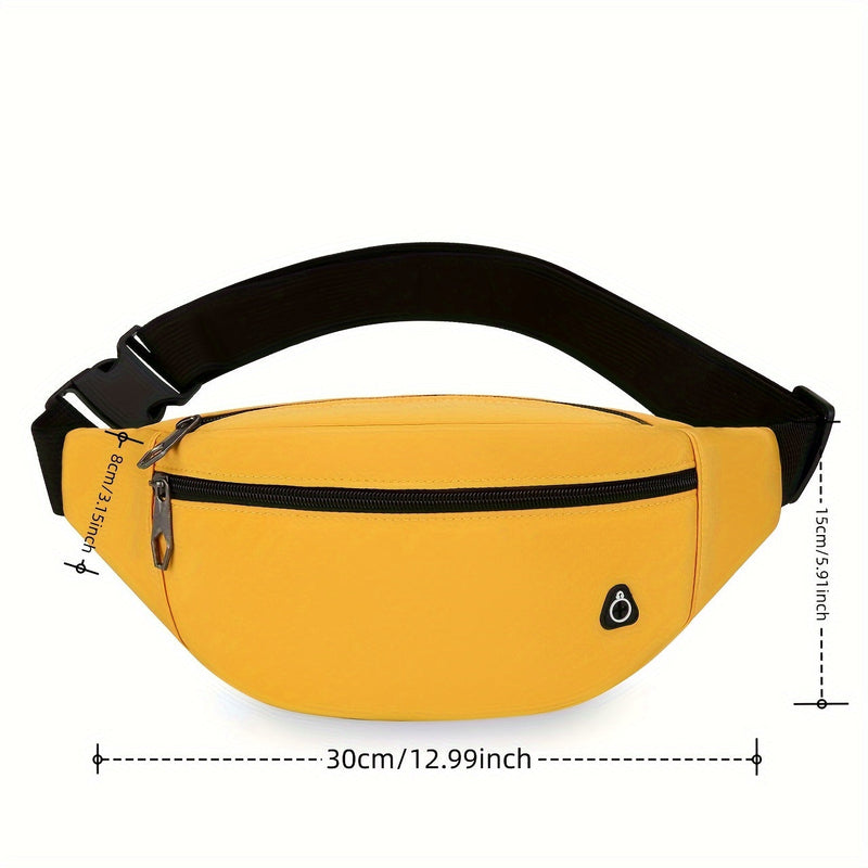 Sporty Bum Bag for Women with Multiple Pockets and Adjustable Strap