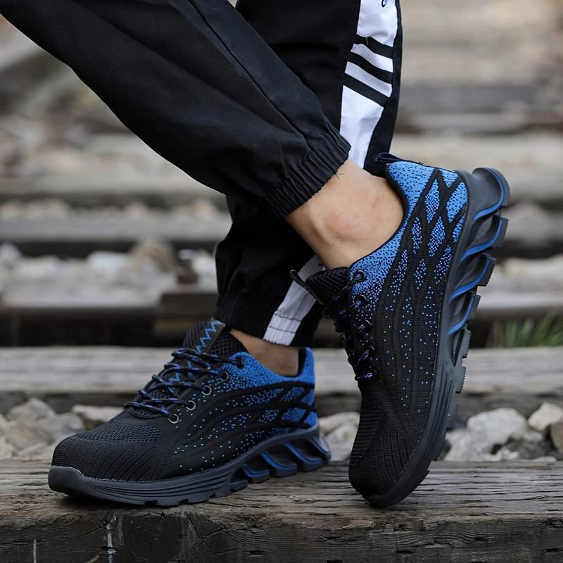 FlexGuard Men’s Work & Sport Shoes – Breathable & Anti-Slip