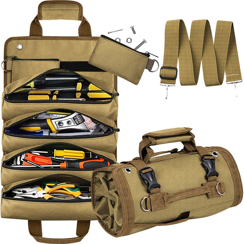 Foldable Multi-Compartment Tool Bag