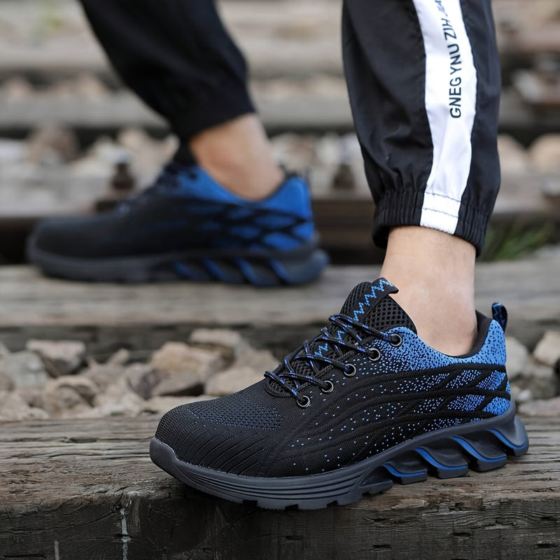 FlexGuard Men’s Work & Sport Shoes – Breathable & Anti-Slip