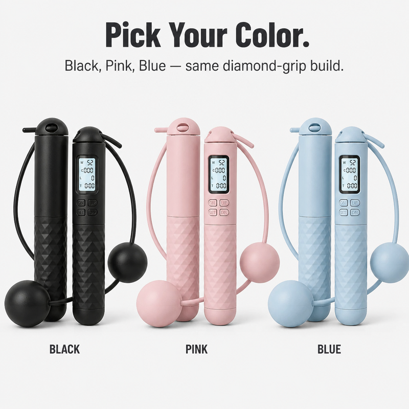 Digital Cordless Jump Rope with LCD Counter
