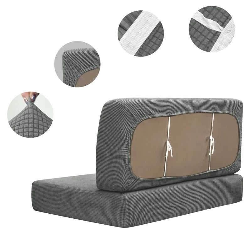 Stretch Microfibre RV Dinette Cushion Cover Set