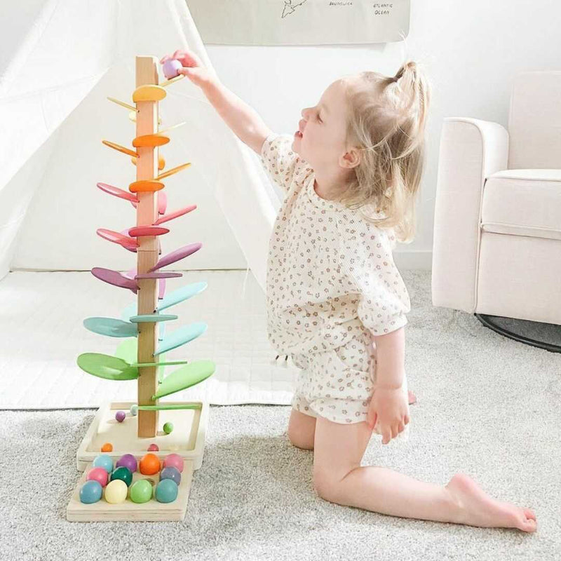 Educational Wooden Play Tree for Children – Motor Skills and Play Fun