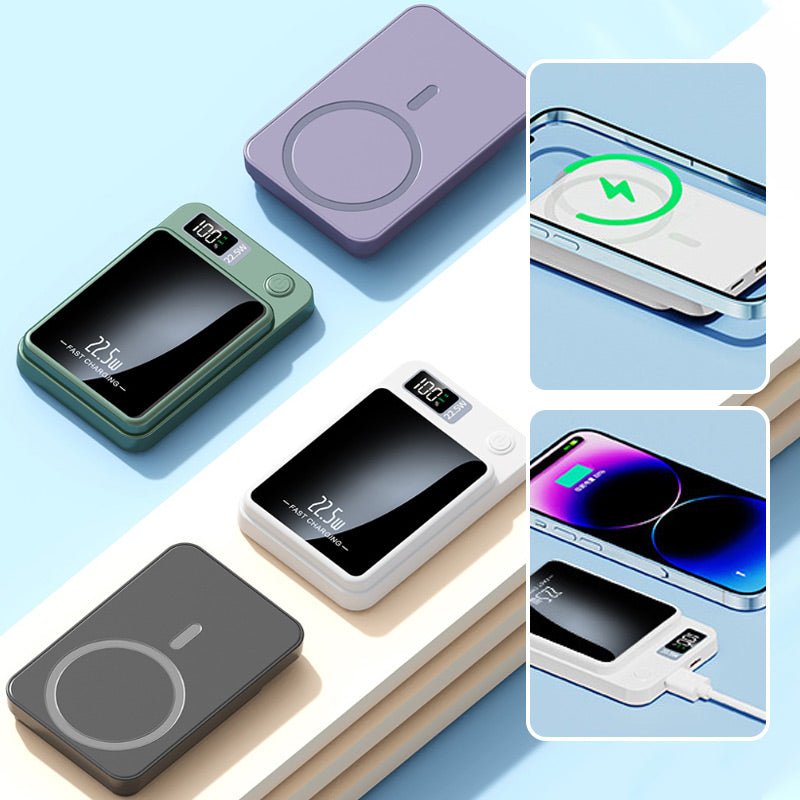 20000mAh Compact Power Bank with Digital Display & Fast Charging