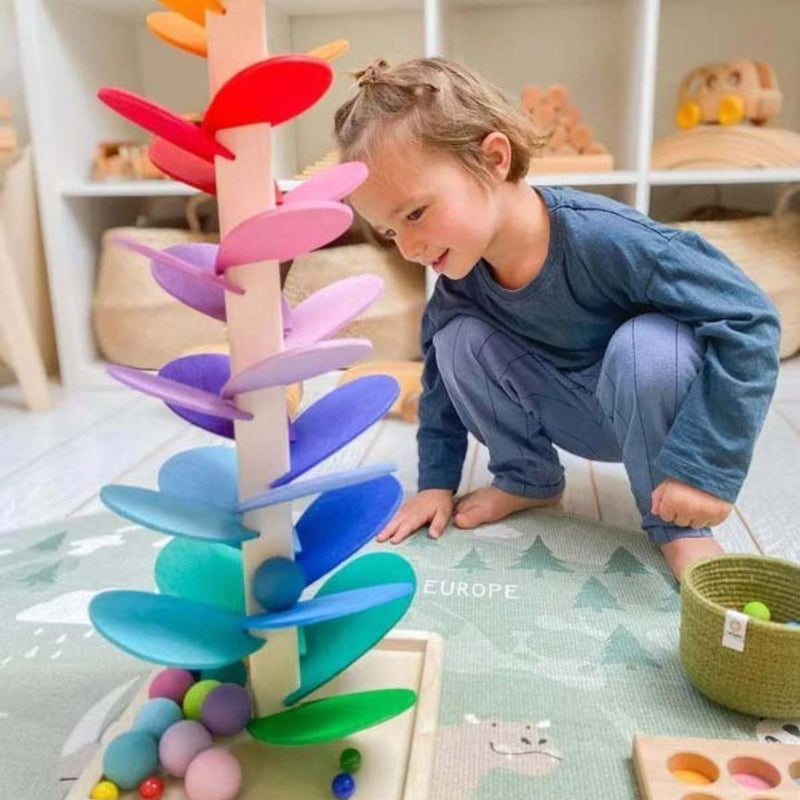 Educational Wooden Play Tree for Children – Motor Skills and Play Fun
