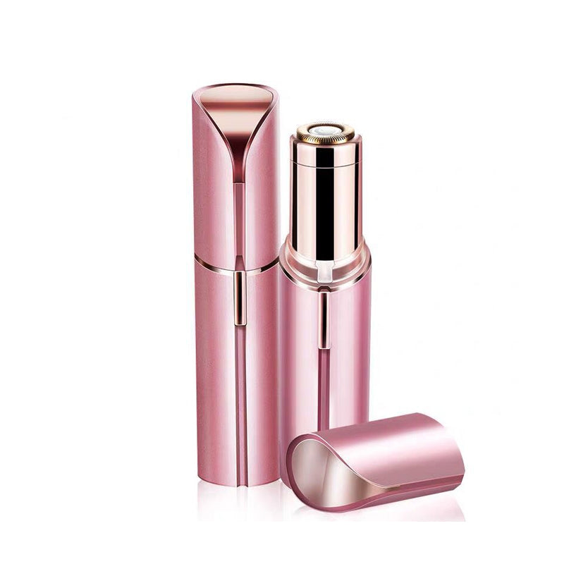 Rechargeable Facial Hair Remover with Compact Lipstick Design