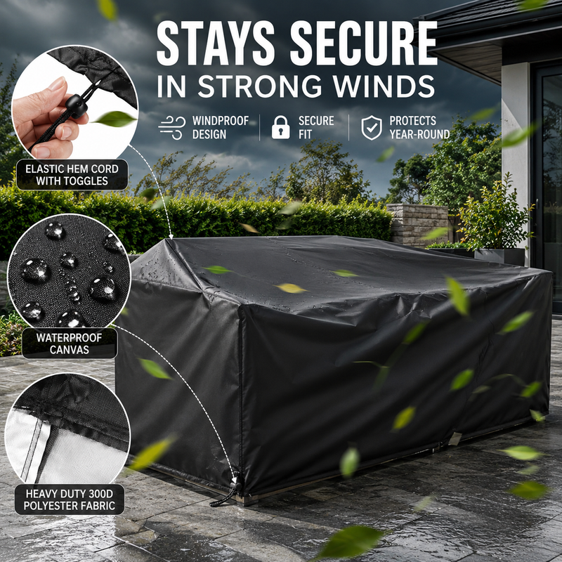 EVERDRAPE - Furniture Cover with UV & Rain Protection for Backyard Furniture