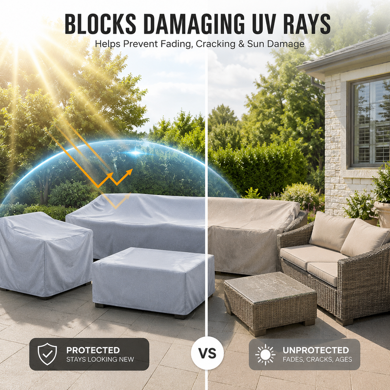 EVERDRAPE - Furniture Cover with UV & Rain Protection for Backyard Furniture