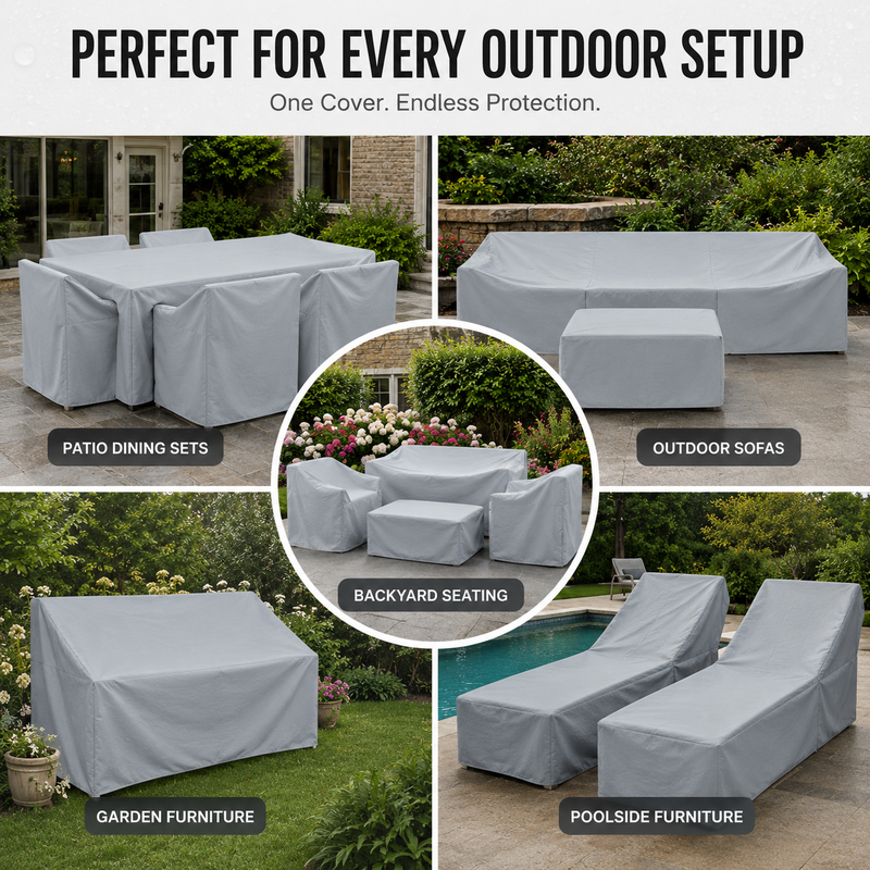 EVERDRAPE - Furniture Cover with UV & Rain Protection for Backyard Furniture