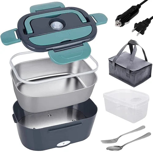 Portable Electric Heated Lunch Box for Home and Car