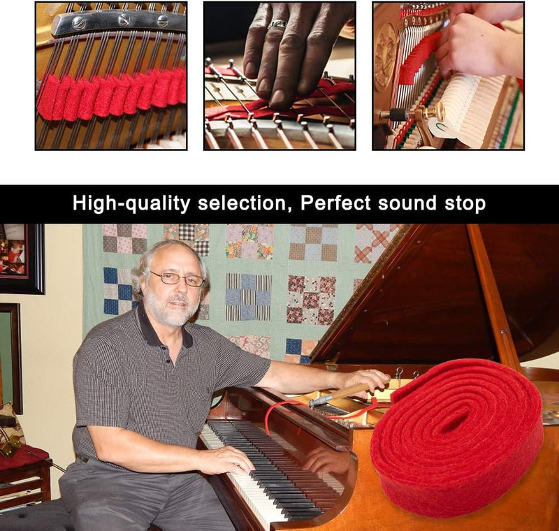 16-Piece Professional Piano Tuning Tool Set