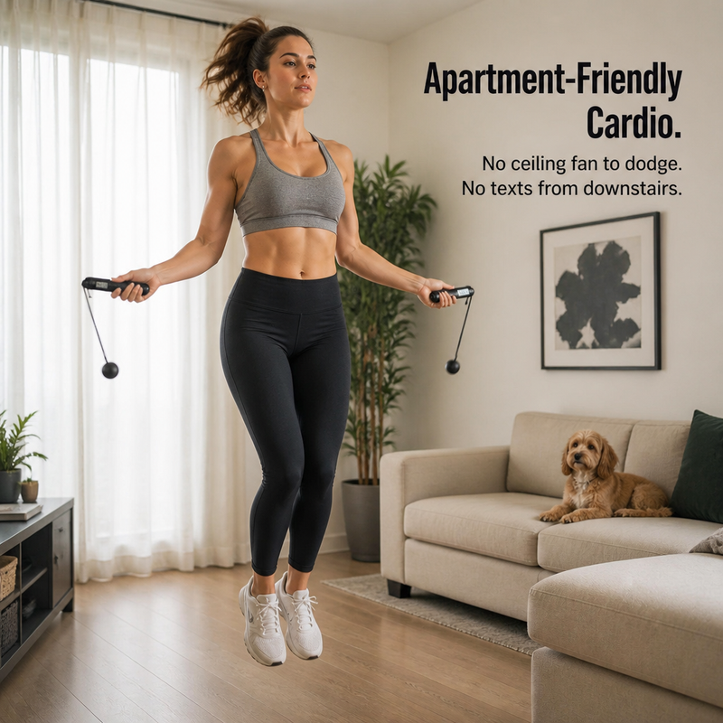 Digital Cordless Jump Rope with LCD Counter