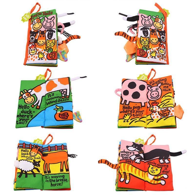 3D Interactive Early Learning Soft Cloth Book