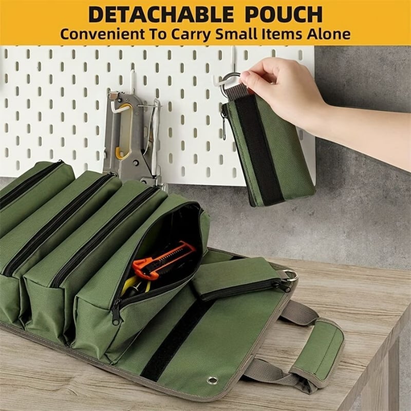 Foldable Multi-Compartment Tool Bag