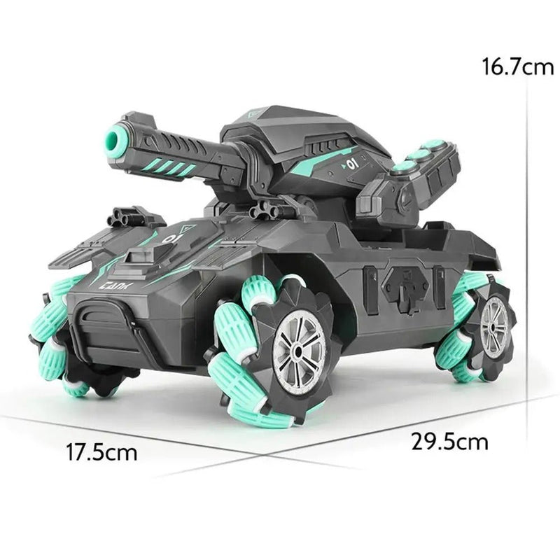 Gesture-Controlled 4WD RC Stunt Tank with 360° Rotation