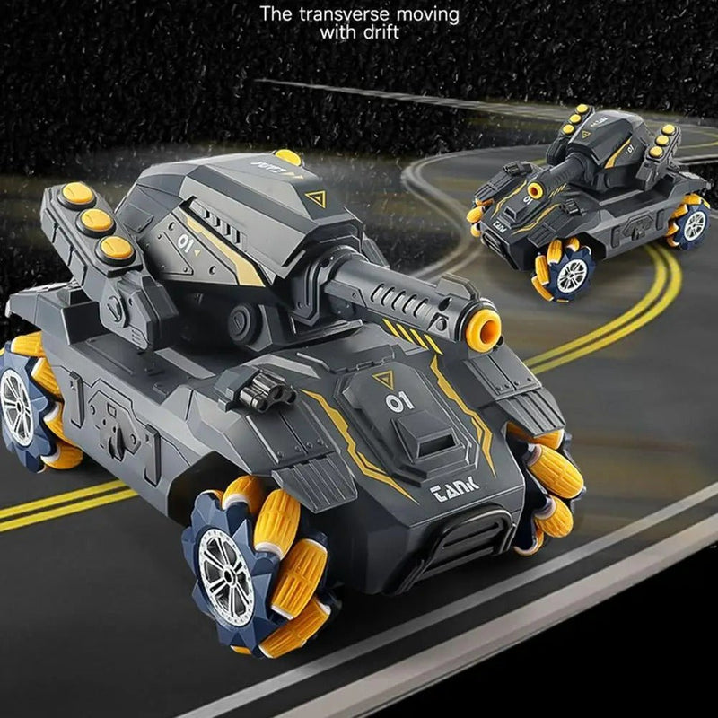 Gesture-Controlled 4WD RC Stunt Tank with 360° Rotation