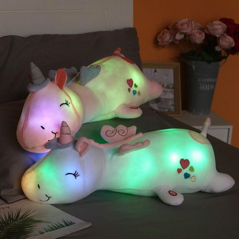 LED Light-Up Plush Unicorn Toy