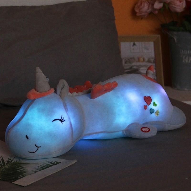 LED Light-Up Plush Unicorn Toy