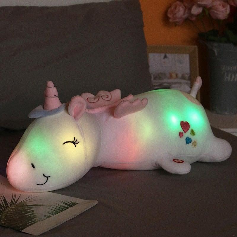LED Light-Up Plush Unicorn Toy