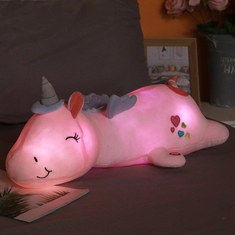 LED Light-Up Plush Unicorn Toy