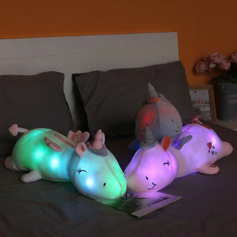 LED Light-Up Plush Unicorn Toy