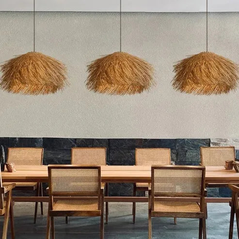 Handmade Rattan Pendant Light for a Warm Natural Atmosphere in Your Home