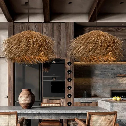 Handmade Rattan Pendant Light for a Warm Natural Atmosphere in Your Home