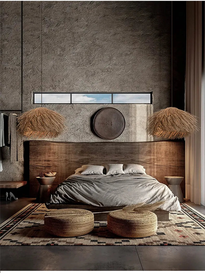 Handmade Rattan Pendant Light for a Warm Natural Atmosphere in Your Home