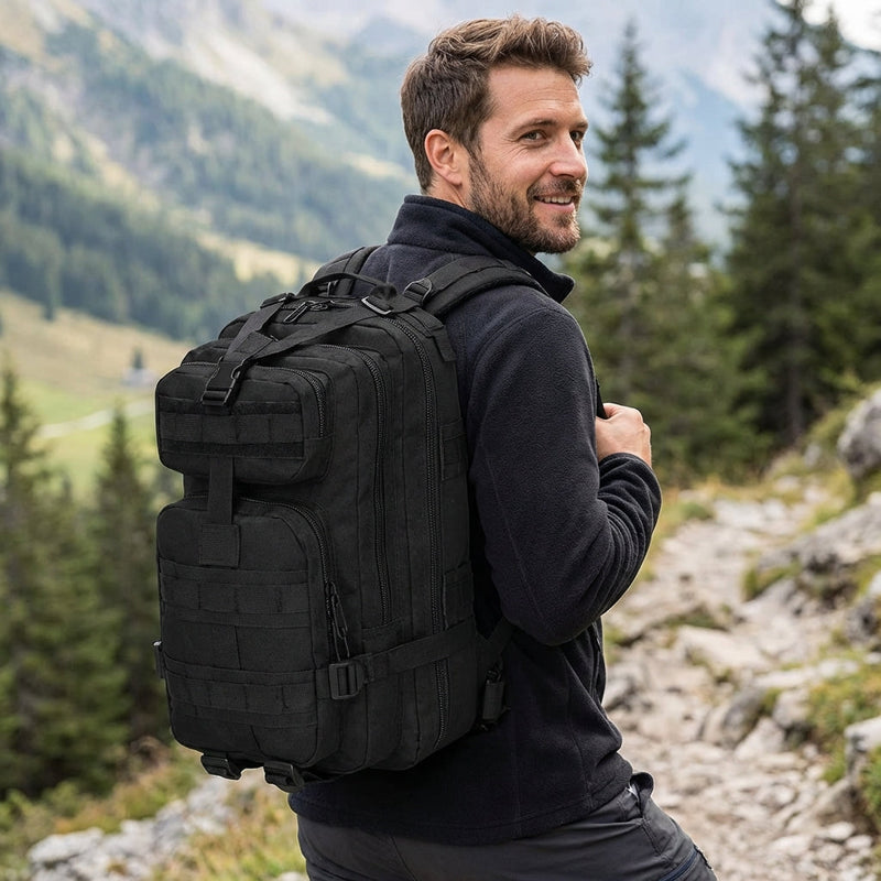 20L Tactical Travel Backpack with Removable Inserts and MOLLE Straps