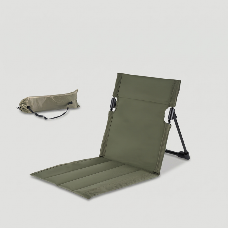 Lightweight Folding Low-Profile Camping Chair with Carry Bag