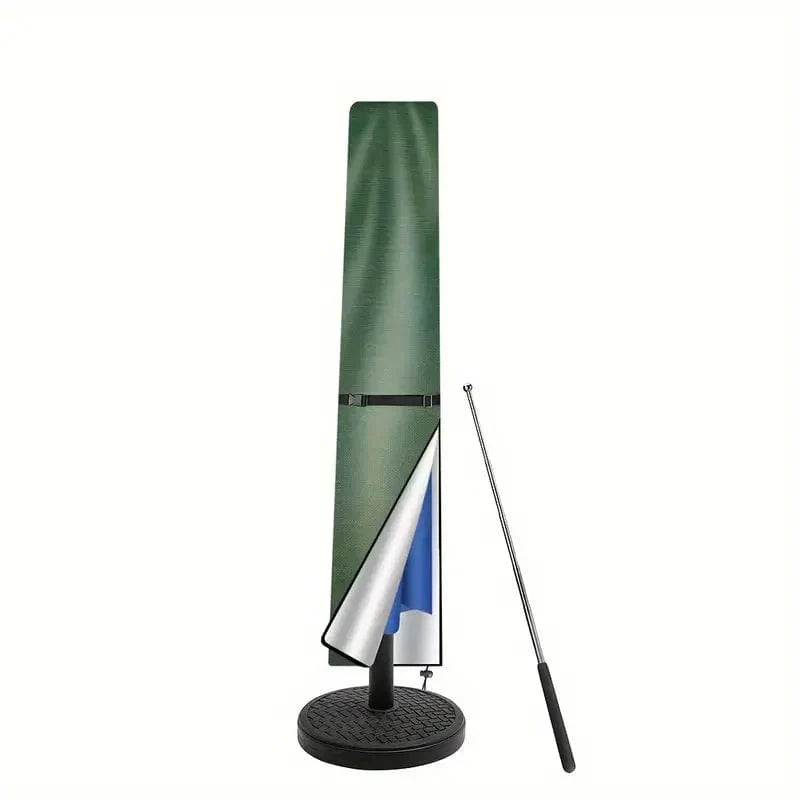 Waterproof Parasol Cover with UV Protection and Zip Closure for Outdoor Use