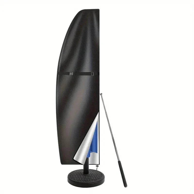 Waterproof Parasol Cover with UV Protection and Zip Closure for Outdoor Use