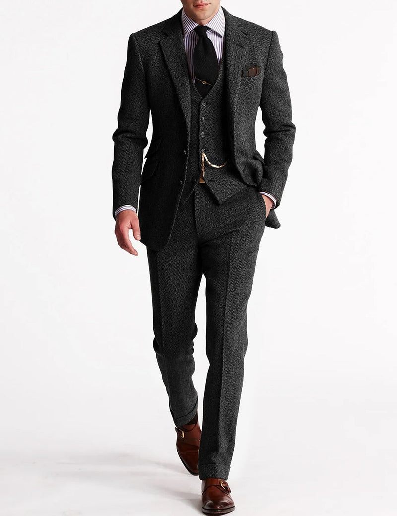 Vintage 3-Piece Men's Suit – Perfect for Parties and Formal Occasions