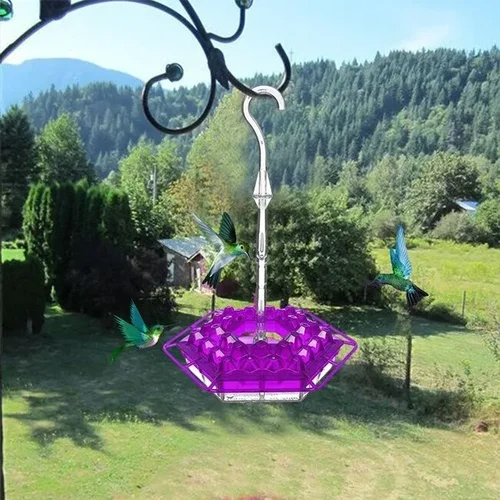 Hanging Hummingbird Feeder with Multiple Feeding Ports
