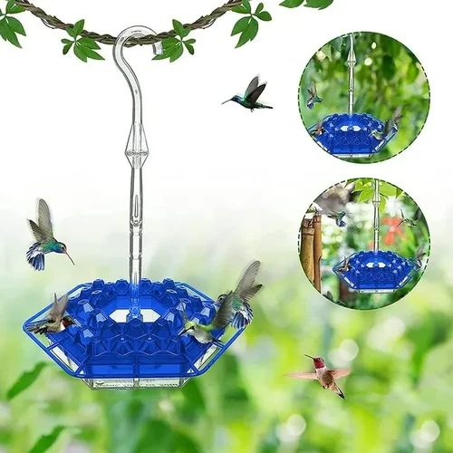 Hanging Hummingbird Feeder with Multiple Feeding Ports