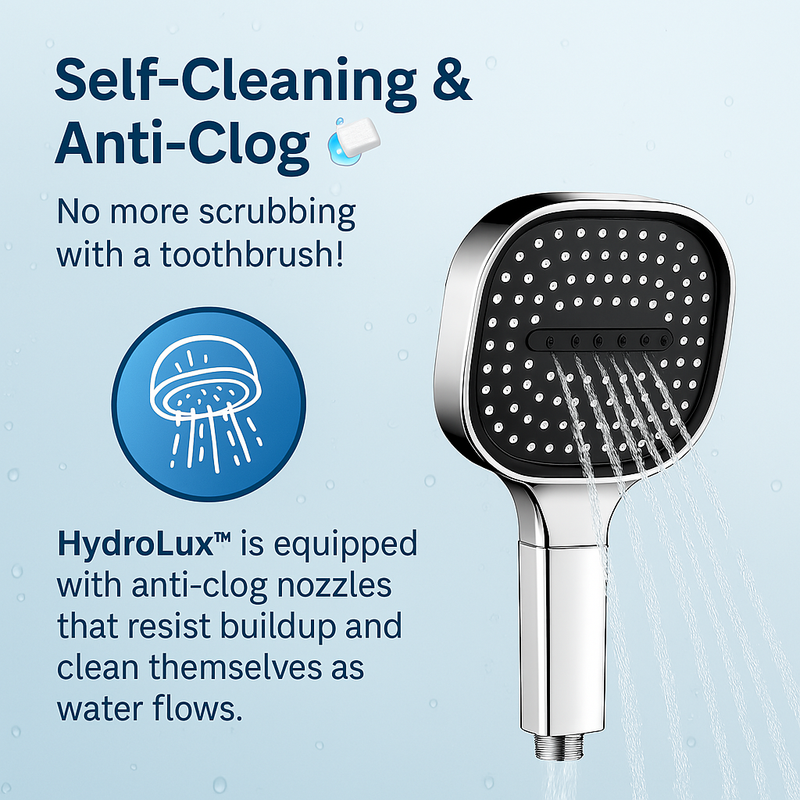 High-Pressure Handheld Shower Head with Multiple Spray Modes