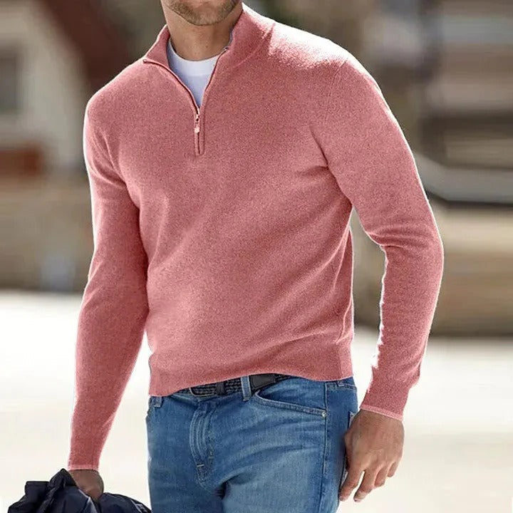 Men's Cashmere Jumper with Long Sleeves – Soft and Timeless