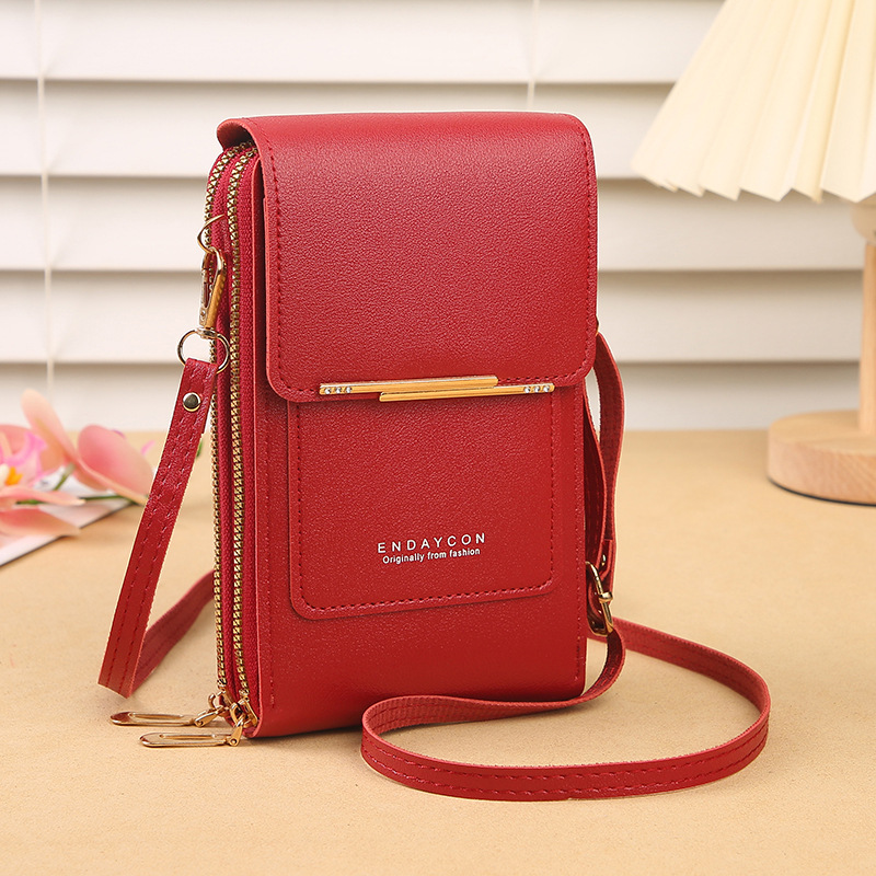 Touchscreen Phone Bag with Wallet Function – Compact Crossbody for Daily Use