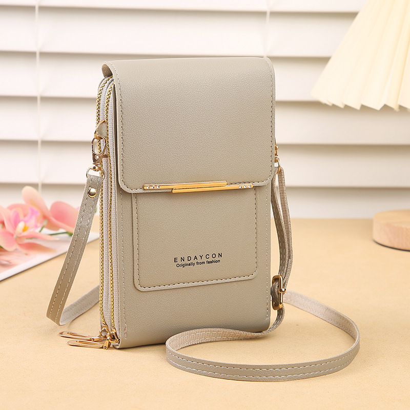 Touchscreen Phone Bag with Wallet Function – Compact Crossbody for Daily Use