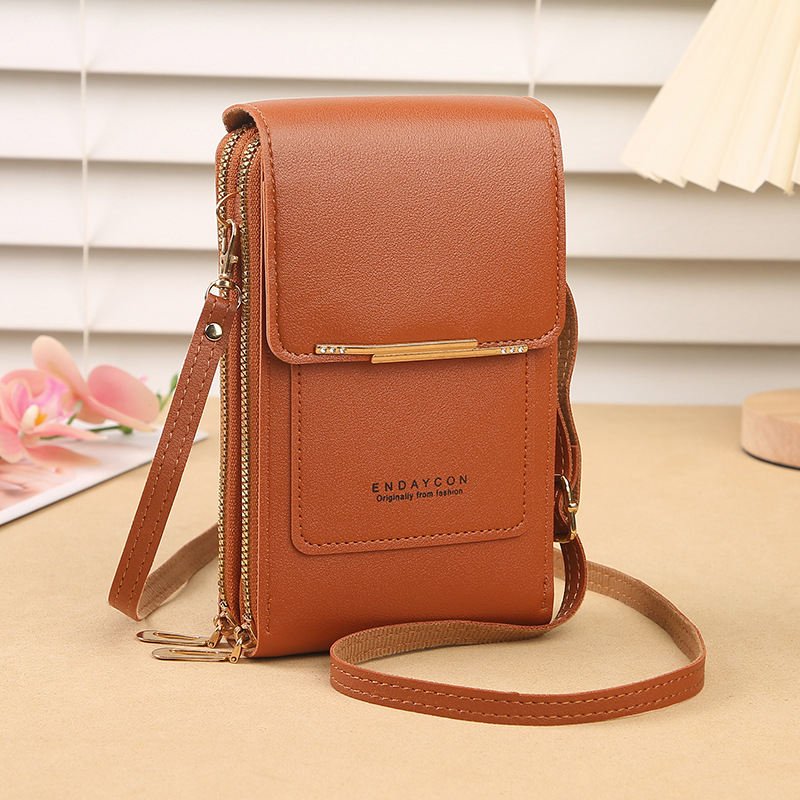 Touchscreen Phone Bag with Wallet Function – Compact Crossbody for Daily Use
