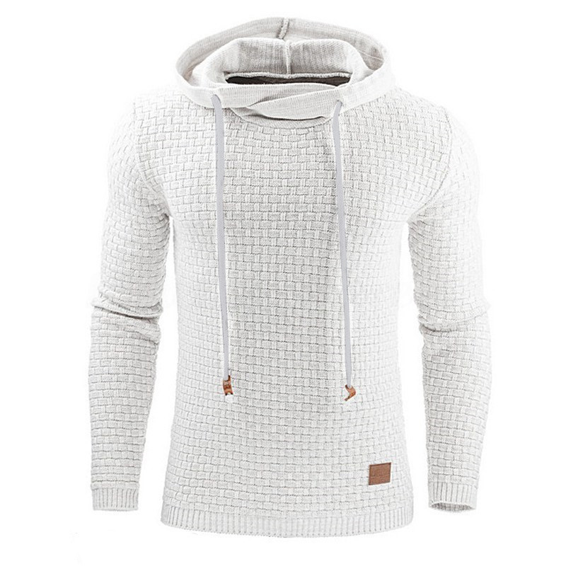 Comfortable Men's Hoodie with Relief Structure – Warm and Durable