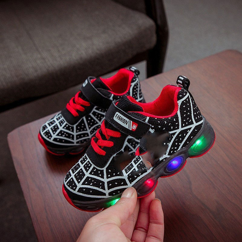 Superhero LED Sneaker - Tough Shoes with Lights for Kids