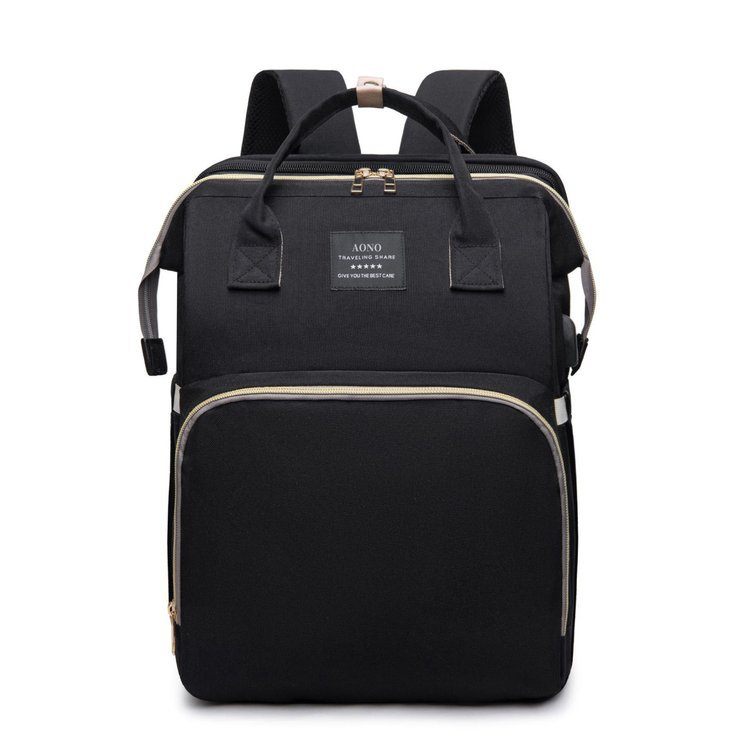 Changing Bag with Expandable Baby Bed – Multifunctional Travel Changing Bag