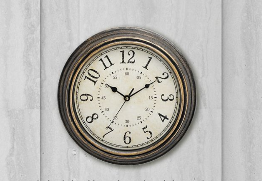 Classic Wall Clock – Silent Mechanism with Timeless Appeal