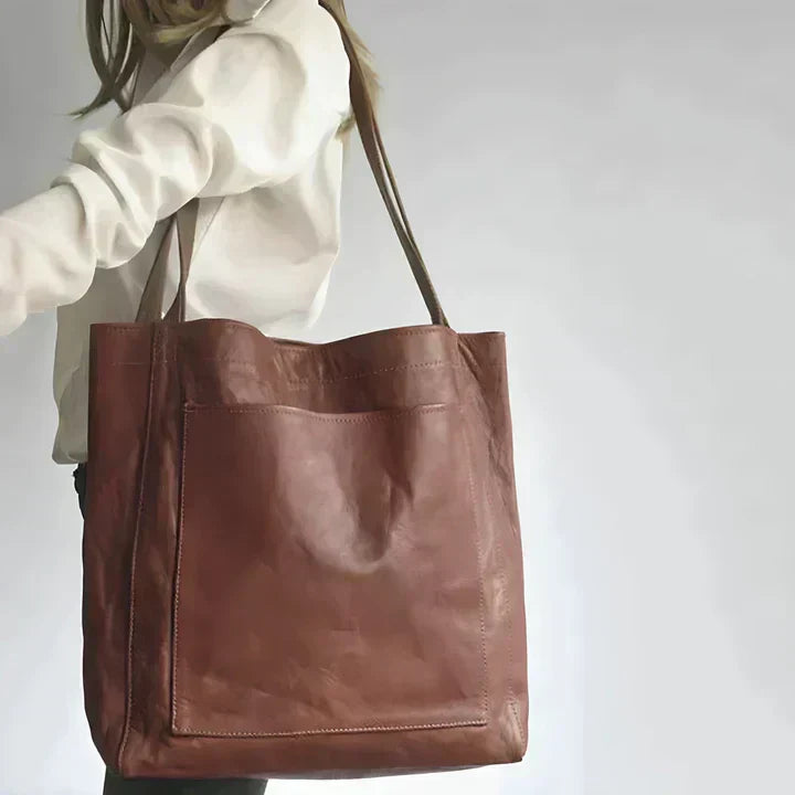 Classic Spacious Shoulder Tote Bag